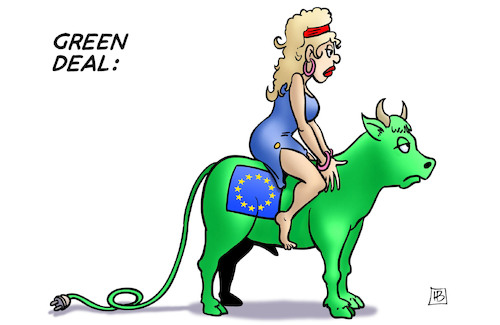 Cartoon: Green Deal (medium) by Harm Bengen tagged green,deal,klimaschutz,klimaziele,klimawandel,cop25,klimakonferenz,madrid,eu,europa,stier,kommission,harm,bengen,cartoon,karikatur,green,deal,klimaschutz,klimaziele,klimawandel,cop25,klimakonferenz,madrid,eu,europa,stier,kommission,harm,bengen,cartoon,karikatur