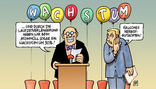 Cartoon: Herbstgutachten und Atommüll (medium) by Harm Bengen tagged herbstgutachten,wirtschaftsweise,bundesregierung,prognose,brüderle,wachstum,atommüll,castor,castortransporte,zuwachs,müll,atom,atomkraft,kernkraft,akw,laufzeit,laufzeitverlängerung,röttgen,herbstgutachten,wirtschaftsweise,bundesregierung,prognose,brüderle,wachstum,atommüll,castor,castortransporte,zuwachs,müll,atom,atomkraft,kernkraft,akw,laufzeit,laufzeitverlängerung,röttgen