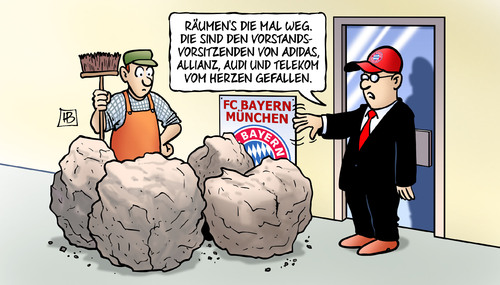 Cartoon: Hoeneß-Steine (medium) by Harm Bengen tagged vorstandsvorsitzende,adidas,allianz,audi,telekom,steine,haftstrafe,ruecktritt,uli,hoeness,hoeneß,knast,gefaengnis,landgericht,muenchen,anwalt,verteidiger,richter,prozess,fussball,fc,bayern,steuern,steuerhinterziehung,schweiz,betrug,gericht,harm,bengen,cartoon,karikatur,vorstandsvorsitzende,adidas,allianz,audi,telekom,steine,haftstrafe,ruecktritt,uli,hoeness,hoeneß,knast,gefaengnis,landgericht,muenchen,anwalt,verteidiger,richter,prozess,fussball,fc,bayern,steuern,steuerhinterziehung,schweiz,betrug,gericht,harm,bengen,cartoon,karikatur