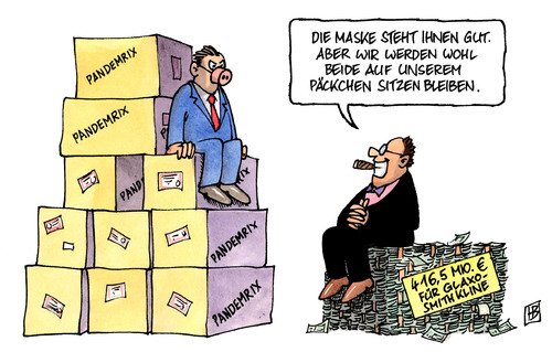 Cartoon: Impfstoff (medium) by Harm Bengen tagged impfstoff,schweinegrippe,länder,impfung,pharmaindustrie,glaxosmithkline,verhandlungen,rückgabe,impfstoff,schweinegrippe,länder,impfung,pharmaindustrie,glaxosmithkline,verhandlungen,rückgabe,gesundheit,krankheit