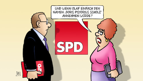 Cartoon: Kandidatenname (medium) by Harm Bengen tagged kandidatenname,namen,boris,spd,scholz,kanzlerkandidatur,pistorius,olaf,harm,bengen,cartoon,karikatur,kandidatenname,namen,boris,spd,scholz,kanzlerkandidatur,pistorius,olaf,harm,bengen,cartoon,karikatur