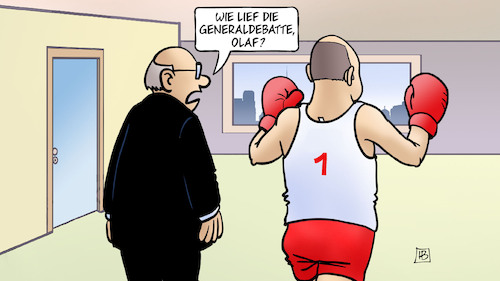 Cartoon: Kein Glaskinn (medium) by Harm Bengen tagged boxer,glaskinn,scholz,generaldebatte,bundestag,olaf,berlin,haushaltsdebatte,harm,bengen,cartoon,karikatur,boxer,glaskinn,scholz,generaldebatte,bundestag,olaf,berlin,haushaltsdebatte,harm,bengen,cartoon,karikatur