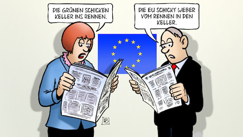 Cartoon: Keller (medium) by Harm Bengen tagged grüne,keller,rennen,weber,europa,posten,geschacher,auswahl,spitzenpersonal,kommissionspräsident,timmermans,von,der,leyen,zeitung,lesen,harm,bengen,cartoon,karikatur,grüne,keller,rennen,weber,europa,posten,geschacher,auswahl,spitzenpersonal,kommissionspräsident,timmermans,von,der,leyen,zeitung,lesen,harm,bengen,cartoon,karikatur