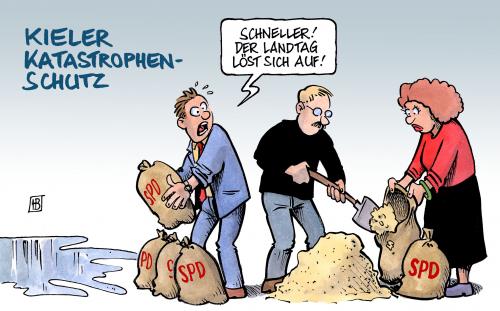 Cartoon: Kieler Landtagsauflösung (medium) by Harm Bengen tagged kiel,landtagsauflösung,landtag,neuwahlen,rücktritt,ministerpräsident,schleswig,holstein,carstensen,stegner,merkle,steinmeier,wasser,flut,sand,sandsäcke,schaufel,katastrophe,schutz,kiel,landtagsauflösung,landtag,neuwahlen,wahl,wahlen,ministerpräsident,rücktritt,schleswig holstein,carstensen,stegner,angela merkel,frank walter steinmeier,flut,sand,wasser,sandsäcke,schaufel,katastrophe,schutz,schleswig,holstein,angela,merkel,frank,walter,steinmeier