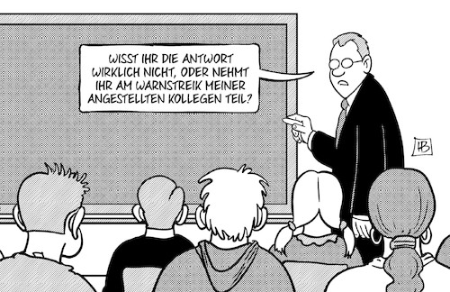 Lehrerwarnstreik Lehrerwarnstreik