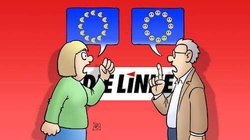 Cartoon: Linke und Europa (medium) by Harm Bengen tagged linke,parteitag,europa,wahl,kurs,streit,diskussion,harm,bengen,cartoon,karikatur,linke,parteitag,europa,wahl,kurs,streit,diskussion,harm,bengen,cartoon,karikatur