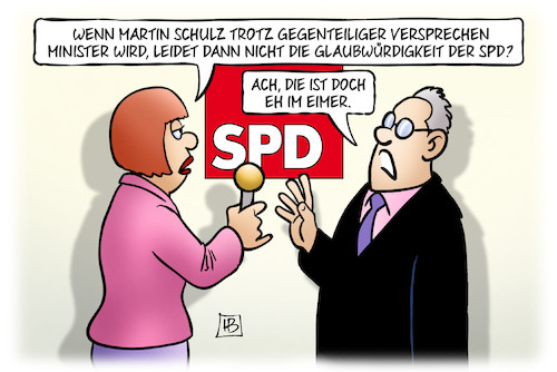 Cartoon: Minister Schulz (medium) by Harm Bengen tagged martin,schulz,versprechen,minister,glaubwürdigkeit,spd,interview,harm,bengen,cartoon,karikatur,martin,schulz,versprechen,minister,glaubwürdigkeit,spd,interview,harm,bengen,cartoon,karikatur