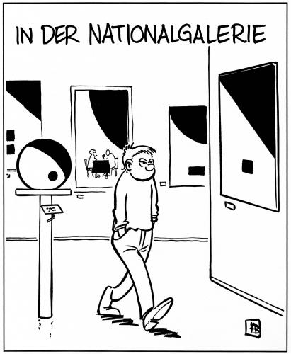 Cartoon: Nationalgalerie (medium) by Harm Bengen tagged nationalgalerie,kunst,bilder,besucher,faschismus,adolf hitler,nazi,auschwitz,diktatur,dritte reich,führer,hakenkreuz,holocaust,judenverfolgung,nationalismus,nationalsozialismus,nazismus,radikalismus,rassismus,rechtsextrem,kunstthema,museum,abstrakt,abstraktionismus,ästhetik,aussage,dekadenz,design,effektivismus,galerie,kreativität,kritik,kunstaustellung,kunstkritiker,moma,adolf,hitler,dritte,reich