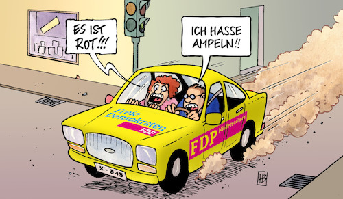 Cartoon: Niedersachsen-Ampel (medium) by Harm Bengen tagged niedersachsen,ampel,hass,fdp,rot,grün,koalition,auto,kfz,harm,bengen,cartoon,karikatur,niedersachsen,ampel,hass,fdp,rot,grün,koalition,auto,kfz,harm,bengen,cartoon,karikatur