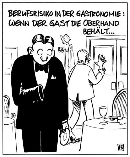 Cartoon: Oberhand (medium) by Harm Bengen tagged 
