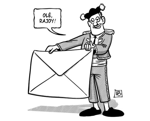 Rajoy-Umschlag