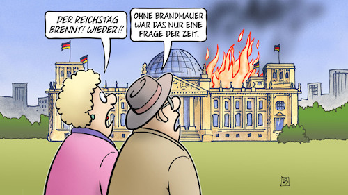 Cartoon: Reichstag brennt (medium) by Harm Bengen tagged reichstag,brennt,feuer,brandmauer,nationalsozialismus,rechte,nazis,afd,cdu,csu,merz,salonfähig,bundestag,adler,harm,bengen,cartoon,karikatur,reichstag,brennt,feuer,brandmauer,nationalsozialismus,rechte,nazis,afd,cdu,csu,merz,salonfähig,bundestag,adler,harm,bengen,cartoon,karikatur