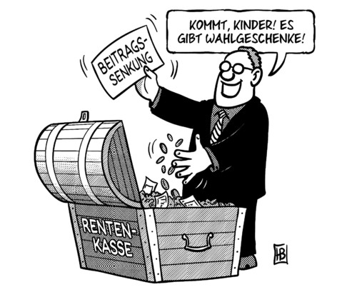 Rentenbeitragssenkung