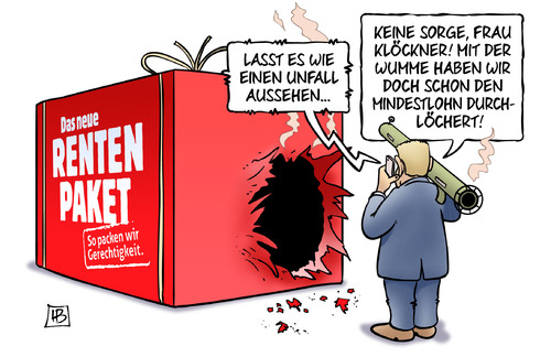 Rentenpaket-Beschuss