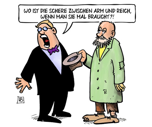 Cartoon: Soziale Schere (medium) by Harm Bengen tagged schere,arm,reich,kluft,vermögen,reichtum,millionärssteuer,harm,bengen,cartoon,karikatur,schere,arm,reich,kluft,vermögen,reichtum,millionärssteuer,harm,bengen,cartoon,karikatur