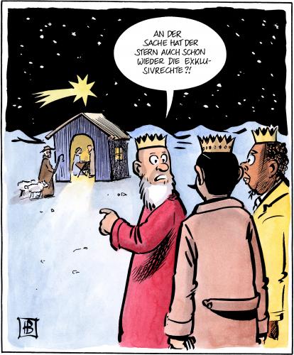 Cartoon: Stern (medium) by Harm Bengen tagged stern,krippe,komet,hirten,maria,josef,joseph,könige,drei,heilige,weihnachten,christus,jesus,bethlehem,religion,weihnachten,weihnacht,familie,bescherung,geschenke,geschenk,tradition,kultur,heiligabend,heilig,könige,josef,joseph,heilige,maria,hirten,hirte,komet,stern,bethlehem,jesus christus,religion,gott,bibel,kirche,exklusivrechte,exklusiv,rechte,recht,jesus,christus