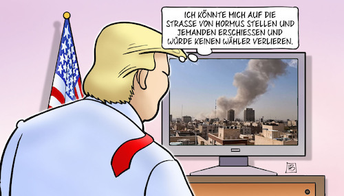 Cartoon: Straße von Hormus (medium) by Harm Bengen tagged straße,von,hormus,trump,tv,krieg,iran,usa,israel,harm,bengen,cartoon,karikatur,straße,von,hormus,trump,tv,krieg,iran,usa,israel,harm,bengen,cartoon,karikatur