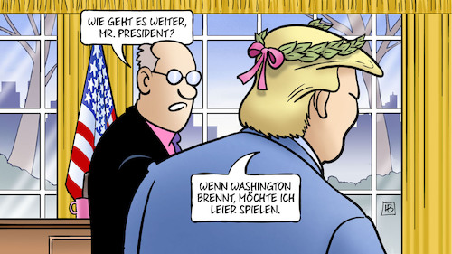 Cartoon: Trump-Leier (medium) by Harm Bengen tagged president,nero,rom,brennen,leier,oval,office,weisses,haus,trump,wahlergebnis,wahlsieg,biden,ausschreitungen,aufstand,besetzung,capitol,kapitol,washington,harm,bengen,cartoon,karikatur,president,nero,rom,brennen,leier,oval,office,weisses,haus,trump,wahlergebnis,wahlsieg,biden,ausschreitungen,aufstand,besetzung,capitol,kapitol,washington,harm,bengen,cartoon,karikatur