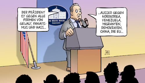 Trump und Gewalt