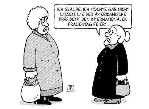 Trump und Int. Frauentag Trump und Int. Frauentag