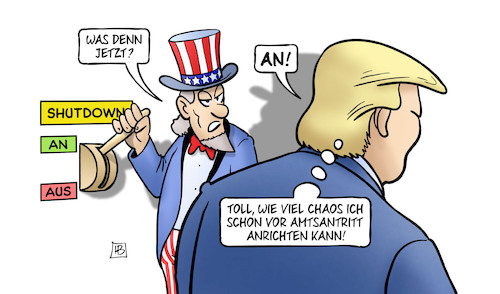 Trump und Shutdown Trump und Shutdown