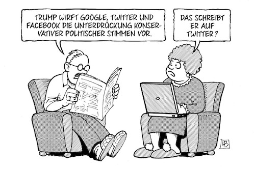 Trump wird unterdrückt Trump wird unterdrückt
