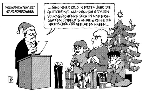 Weihnachten bei Wahlforschers