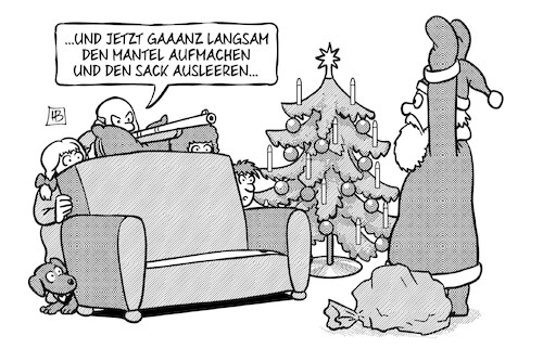Weihnachtscartoon 2 - Verdacht