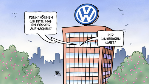 Cartoon: Winterkorn-Abgase (medium) by Harm Bengen tagged fenster,aufmachen,blähungen,gestank,furz,vw,winterkorn,konzernchef,aktie,boerse,kurs,absturz,abgas,manipulation,betrug,dax,bengen,cartoon,karikatur,fenster,aufmachen,blähungen,gestank,furz,vw,winterkorn,konzernchef,aktie,boerse,kurs,absturz,abgas,manipulation,betrug,dax,bengen,cartoon,karikatur