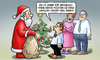 Cartoon: Abschlagsfreie Rente (small) by Harm Bengen tagged abschlagsfreie,abschlagfrei,45,jahre,beitragsjahre,rente,weihnachten,weihnachtsmann,alter,bescherung,bundesregierung,groko,harm,bengen,cartoon,karikatur