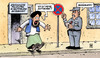 Cartoon: Afghanische Polizisten (small) by Harm Bengen tagged afghanistan,afghanische,polizisten,polizei,ausbildung,deutschland,halteverbot,auto,autobombe,terror,taliban,krieg,abschleppen