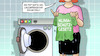 Cartoon: Ampel und Klimaschutzgesetz (small) by Harm Bengen tagged fdp,waschprogramm,eingelaufen,änderung,klimaschutzgesetz,ampel,waschmaschine,verwaschen,klimaziele,harm,bengen,cartoon,karikatur