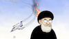 Cartoon: Angriff auf iranische Botschaft (small) by Harm Bengen tagged angriff,iran,israel,botschaft,damaskus,kampfjet,jet,feuer,rauch,harm,bengen,cartoon,karikatur