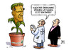 Cartoon: Bayer-Monsanto (small) by Harm Bengen tagged übernahme,börse,aktien,bayer,monsanto,gift,genverändert,saatgut,mais,frankenstein,umwelt,harm,bengen,cartoon,karikatur