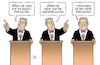 Cartoon: Bertelsmann-Populismus-Studie (small) by Harm Bengen tagged bertelsmann,populismus,studie,rechts,links,mitte,redner,wahlkampf,harm,bengen,cartoon,karikatur