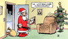 Cartoon: Bescherung 2009 (small) by Harm Bengen tagged bescherung,weihnachten,weihnachtsmann,rute,bilanz,sack,merkel,kanzlerin,klimakanzlerin,klima,kopenhagen,versagen,niederlage,bestrafung