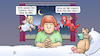 Cartoon: Beten Pro und Contra (small) by Harm Bengen tagged beten,pro,contra,engel,teufel,opa,teddy,schule,mond,corona,coronavirus,ansteckung,pandemie,epidemie,krankheit,schaden,harm,bengen,cartoon,karikatur
