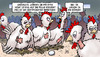 Cartoon: Bio-Eier (small) by Harm Bengen tagged zertifiziert,biobetrieb,bio,eier,bioeier,hühner,hühnerzüchter,legebatterie,stall,freilaufend,betrug,falschdeklarierung,harm,bengen,cartoon,karikatur