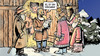 Cartoon: Ein Mädchen (small) by Harm Bengen tagged mädchen,frauenquote,jesus,maria,josef,krippe,könige,weihnachten,geschenke,karikatur,harm,bengen,cartoon