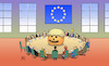 Cartoon: EU und Halloween (small) by Harm Bengen tagged halloween,brexit,johnson,europa,gipfel,kürbis,eu,austritt,gb,uk,harm,bengen,cartoon,karikatur