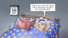 Cartoon: Europa am Morgen (small) by Harm Bengen tagged 10,juni,montag,kalender,europa,stier,bett,schlafen,angst,aufstehen,europawahl,harm,bengen,cartoon,karikatur