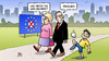 Cartoon: Europawahl und Fussball (small) by Harm Bengen tagged fussball,brasilien,wm,gewinner,gewinnen,europawahl,europa,wahl,wähler,harm,bengen,cartoon,karikatur