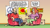 Cartoon: Fertig machen (small) by Harm Bengen tagged fertig,machen,cdu,csu,fdp,union,pazifist,atomkraft,stuttgart,s21,bahn,westerwelle,merkel