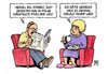 Cartoon: Forbes und Trump (small) by Harm Bengen tagged merkel forbes mächtigste frau welt usa vorwahlen republikaner donald trump zeitung harm bengen cartoon karikatur