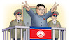 Cartoon: Friedens-Kim (small) by Harm Bengen tagged peace,kim,jong,un,nordkorea,frieden,atomwaffen,usa,harm,bengen,cartoon,karikatur