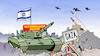 Cartoon: Gaza-Rettungsgasse (small) by Harm Bengen tagged gaza,bodenoffensive,panzer,rettungsgasse,zerstörung,israel,hamas,palästina,terror,krieg,harm,bengen,cartoon,karikatur