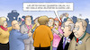 Cartoon: Gemeinsame Kandidatin (small) by Harm Bengen tagged schulz,spd,cdu,csu,kandidatin,merkel,interview,ablösefrei,bundestagswahl,harm,bengen,cartoon,karikatur