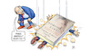 Cartoon: Giuffre-Buch