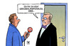 Cartoon: Griechenlandfeindlich (small) by Harm Bengen tagged wähler,wahl,griechenland,grexit,merkel,drohung,euro,iwf,austritt,europa,harm,bengen,cartoon,karikatur