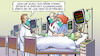 Cartoon: Intensivbettenbelegung (small) by Harm Bengen tagged dünne,intensivpatienten,bett,zusammenlegen,intensivbettenbelegung,intensivmedizin,arzt,krankenhaus,corona,harm,bengen,cartoon,karikatur